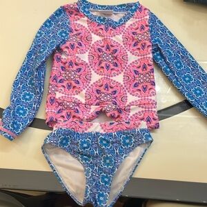 Girls swim set. Size 6. Gently used.